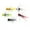 Mixed color, variant on 5pcs Popping Insect Lure with Hook Fly Fishing Popper Fly Popper Lures for Trout Topwater Fishing Lures