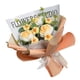 thumbnail image 3 of Ramo de flores de crochet Arreglos florales Decoración Centros de mesa Regalos Tejidos Naranja degradado, 3 of 9