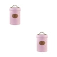 thumbnail image 3 of serony Metal Transparent Tea Jars For Storing And Displaying Favorite Tea Leaves Versatile Kitchen Storage Jars Eco-Friendly Pink coffee 2Set, 3 of 6