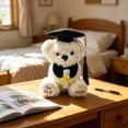 thumbnail image 3 of Cevemin 2026 Graduation Plush Bear With Doctor Cap Scroll Cute Souvenir Gift For Graduate, 3 of 7