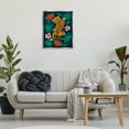 thumbnail image 3 of Stupell Industries Climbing Tiger Tropics Animals Painting Gray Floater Framed Canvas Art Print Wall Art, 25 x 31, 3 of 10