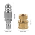 thumbnail image 4 of Garden Hose Sprayer with Adjustable Nozzle for High- Easy to Use Stainless Steel, 4 of 6
