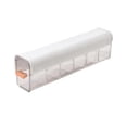 thumbnail image 2 of Organizador de armario para colgar en la pared, contenedor de almacenamiento transparente para dormitorio blanco Ndcxsfigh Libre de BPA, 2 of 5