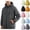 Style2-Dark Gray sun protection shirts for men, variant on Mens Full Zip UPF 50+ Sun Protection Hoodie Jackets with Pockets Long Sleeve Sun Shirts Adjustable Cooling Lightweight Athletic Track Jacket Travel Hiking Fishing Outdoor Orange M