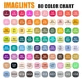 thumbnail image 2 of Marcadores de alcohol IMAGLINTS de 80 colores con base de bolígrafo, 2 of 7