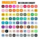 thumbnail image 2 of Marcadores de alcohol IMAGLINTS de 80 colores con base de bolígrafo, 2 of 7