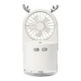 thumbnail image 1 of Small Cooling Misting Fan - Rechargeable Personal Fan With Large Water Tank And 3 Speeds, 1 of 5