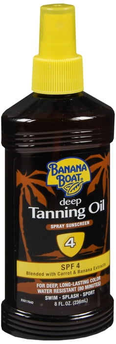 Banana Boat Deep Tanning Oil SPF4 8oz EACH