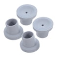 thumbnail image 1 of 4 piezas de patas de goma antideslizantes para silla de baño, puntas de repuesto para silla de ducha, tapas de goma en ángulo para mayor estabilidad y seguridad, diámetro del orificio de 28,5 mm., 1 of 3