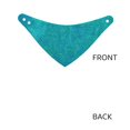 thumbnail image 3 of Rateoe Blue Green Glitter Print Pet Scarf for Dogs and Cats – Stylish Reflective Design, Breathable & Durable Pet Bandana with Quick-Release Buckle-Large, 3 of 5