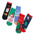 thumbnail image 2 of Calcetines Y Calcetas Navideñas Algodón Para Ninos 5 Pares, 2 of 6