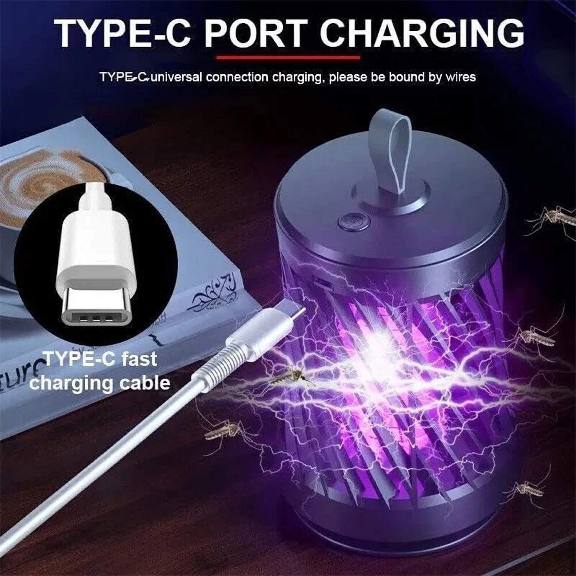 PURELY- 2 In 1 Mosquito Zapper Powerful Fly Zapper With Purple Lights For Home Garden