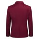 thumbnail image 3 of ER Traje de 3 piezas para hombre, traje informal de negocios, pantalones, chaleco (rojo talla-M) oso de fresa Electrónica, 3 of 4