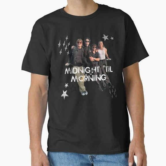 Midnight 'til Morning Pose And Icons Funny H3114 T-Shirt, for Men and Women, Up to 5XL
