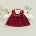 thumbnail image 2 of Girl Solid Tulle Lantern Long Sleeve Tops + Sleeveless A-Line Dress, 2 of 8