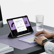 Fintie 10-Inch Ultrathin (4mm) Wireless Bluetooth Keyboard for iPad Samsung Tablet, iPhone Smartphone, iOS, Android Tablets Phone, Lavender