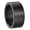 black-color, variant on Men Women 10 mm Wide Stainless Steel Ring Big Cool Band Matte Finish Flat Top Comfort Fit