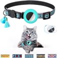 thumbnail image 1 of 30*30cm style3 Collar de gato de seguridad de silicona con gatito separable ajustable con campana, 1 of 5