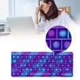 thumbnail image 3 of CAROOTU Push Bubble Fidget Toy Silicone Keyboard Decompression Toy Thinking Training Puzzle Game for Adult Children, 3 of 6