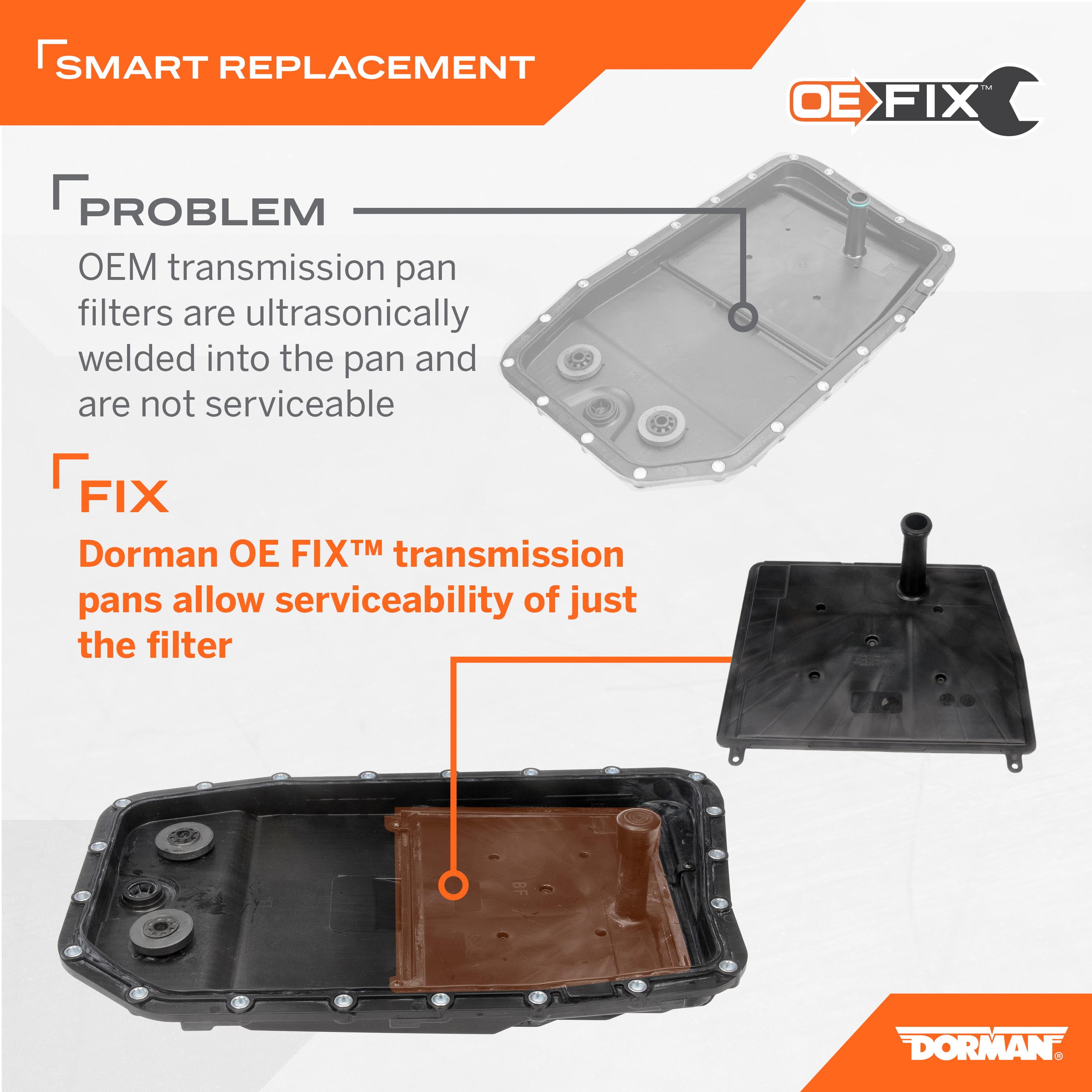 Dorman 265-850 Transmission Oil Pan for Select Models (OE Dorman 265-850 Transmission Oil Pan for Select Models (OE