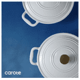 thumbnail image 6 of Carote 5QT Cast Iron Dutch Oven with Gloves and Pot Pad, 9.5Inch Round Soup Pot,Nonstick Cookware for Baking, Roasting, Braising & Cooking, Dual Handles,Blue, 6 of 7