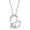 04. April, variant on Heart Cross Birthstone Necklace for Women Baptism Gift First Communion Gift Easter Birthday Gift Christmas Gift