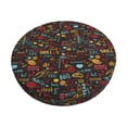 thumbnail image 1 of Balery BBQ Barbecue Grill Fundas de asiento para taburete de bar redondo de tela de terciopelo ajustables que protegen de arañazos y manchas para sillas de 14 a 17 pulgadas.-13 inch, 1 of 7