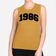 thumbnail image 2 of 1986 College Style Women's Muscle Tank Medium Antique Gold, 2 of 5