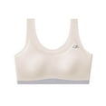 thumbnail image 2 of Wancir Teen Girls' Training Bra Seamless Cotton Cami Wireless Bras Criss Cross Sport Bra Bralette, 2 of 7