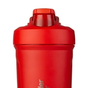 BlenderBottle Strada 24 oz Black Shaker Cup with Flip-Top and Wide Mouth Lid