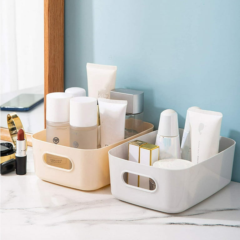 Citylife Plastic Storage Baskets for Shelves Small Storage Bins for Closet  Shelf Pantry Organizing, 6 PCS
