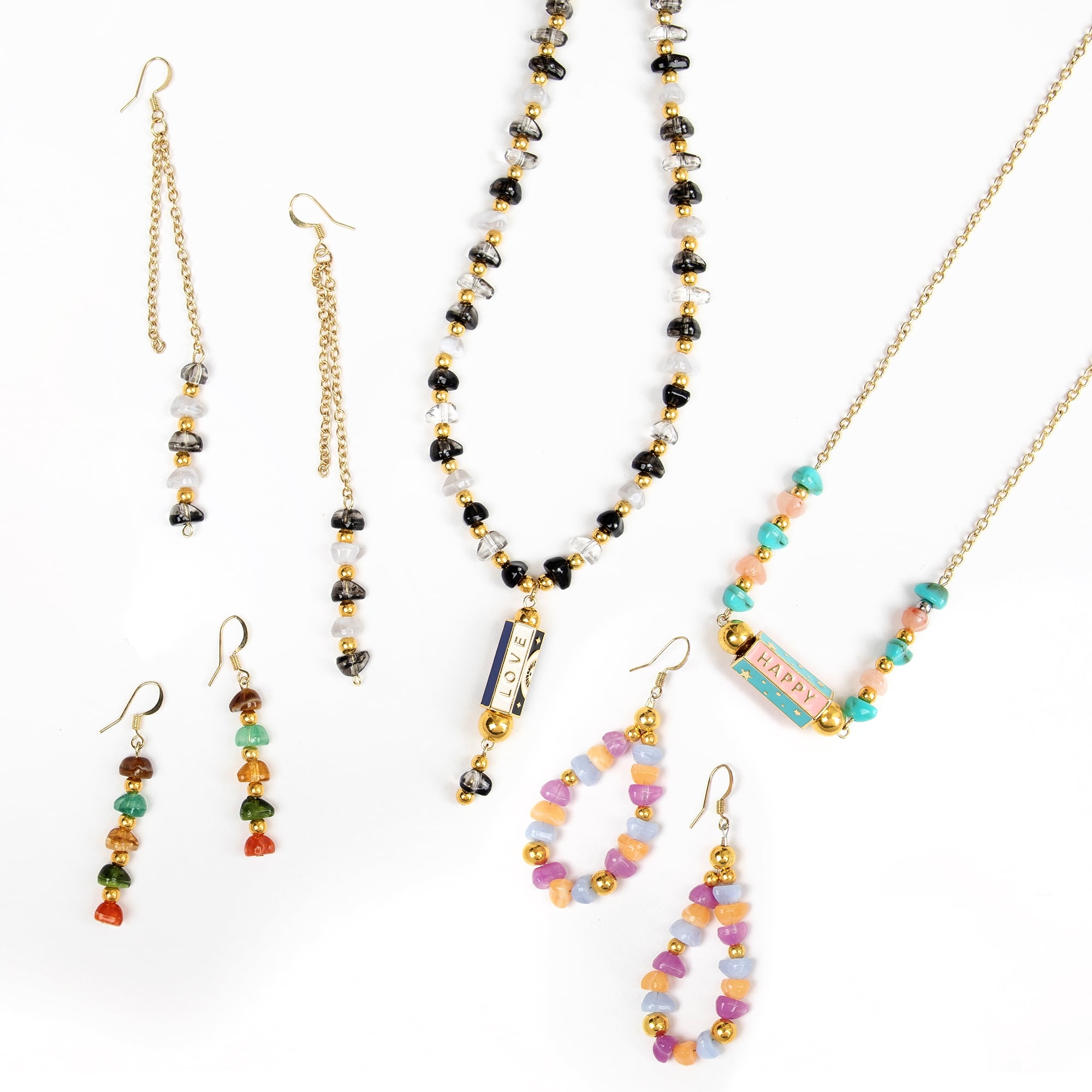Cousin DIY Jewelry Making Kit with Vibrant Acrylic Beads and Motivational Charms