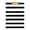 Gold, variant on Minimalist Black and White Stripe 12.5x9in Clipboard, Durable Acrylic with Metal Clip and Wall Hook for Office or Classroom