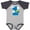 Baseball Heather and Navy, variant on 1st Birthday Airplane Pilot 1 Year Boys Boys Baby Bodysuit