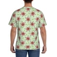 thumbnail image 2 of Rocae Lilies Flowers for Men's Moisture-Wicking Crew Tee - T-Shirt for Sports, Outdoor Activities, and Casual WearMedium, 2 of 9