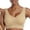 Beige, variant on Lixiuxyad Women Workout Tops Women's Seamless MID Solid Color Sports Bra With Removable Bra Pad