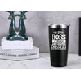 thumbnail image 3 of Boss Gifts.I Am A Proud Boss 20oz Tumbler.Boss Day,Coworker,Work,Office Gifts for Men Women Friend.Appreciation, Retirement Birthday Christmas for Coworker Colleague Boss.(Black), 3 of 6