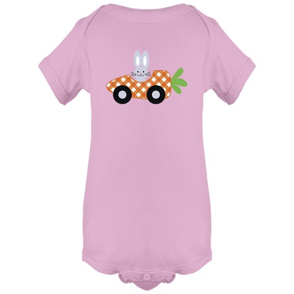 Bunny Carrot Car Bodysuit Infant -Image by Shutterstock,  12 Months