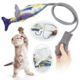 thumbnail image 1 of YOPTOP Flopping Fish , Moving Cat Kicker Fish Toy, Realistic Flopping Fish, Wiggle Fish Catnip Toys, Motion Kitten Toy, Plush Interactive Cat Toys, Fun Toy for Cat Exercise, 1 of 7