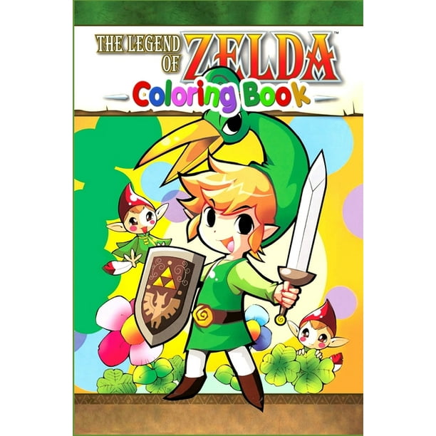 Download The Legend Of Zelda Coloring Book Paperback Walmart Com Walmart Com