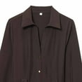 thumbnail image 6 of Cutuoiiu Jackets for Women Plus Size Long Sleeve Long Parka Jackets with Belted Gifts, 6 of 8