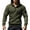 Army Green, variant on SGFCWSX Mens 1/4 Zip Pullover Fleece Hoodie Men with Pocket Athletic Warm Hooded Sweatshirt Army Green Size M