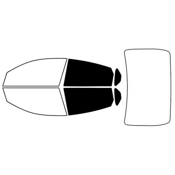 Rvinyl Window Tint Kit Compatible with Honda Insight 2019-2022 - Back Precut Kit - 5%
