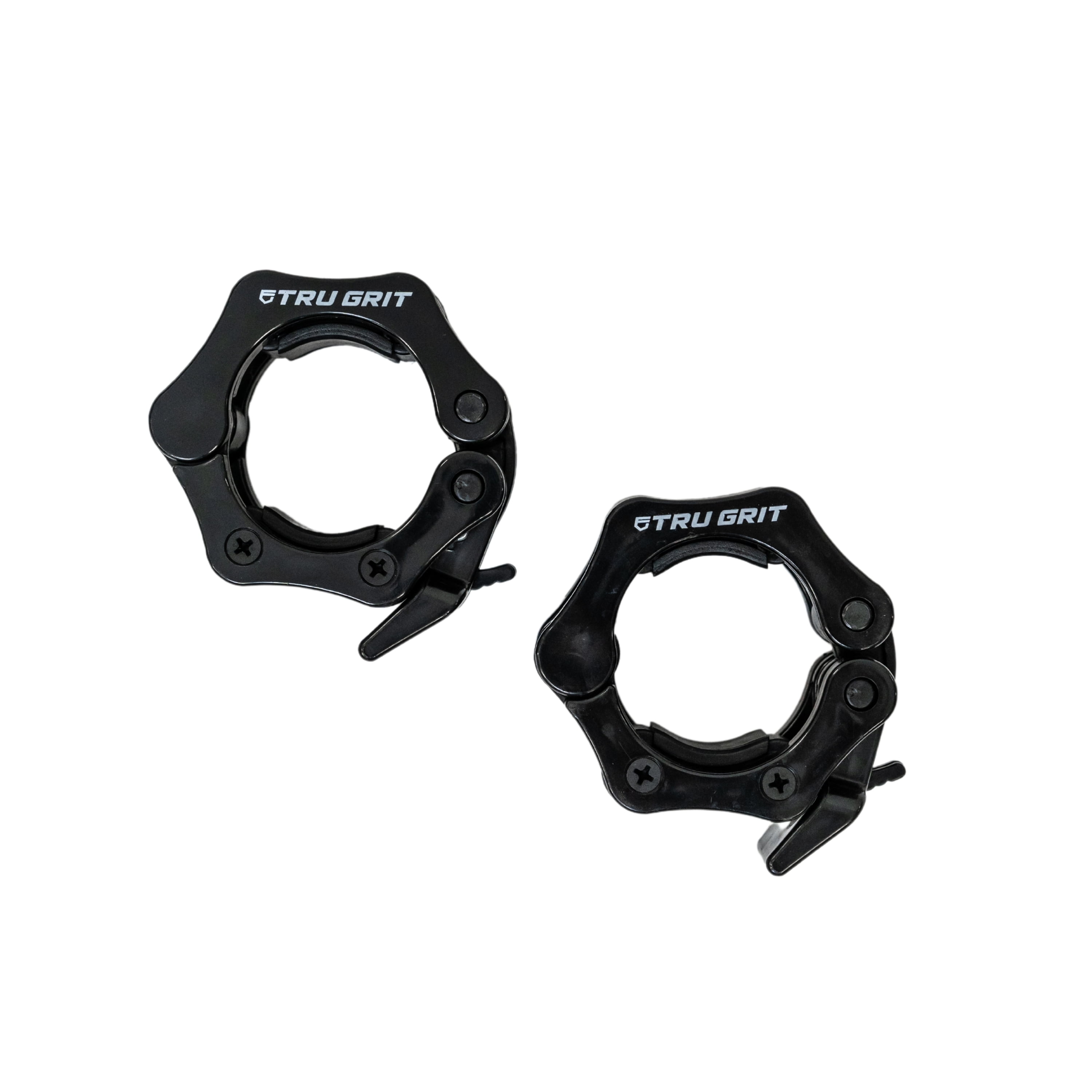 2pcs/set BLACK 50mm Lock Jaw Collars Olympic Barbells Muscle Clamp Bar 2''