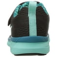 thumbnail image 3 of Saucony Girls' Ideal a/C Running Shoe, Black/Turquoise, 10.5 Medium US Little Kid, 3 of 8