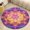 style, variant on Kaleidoscope Mandala Colorful Floral Boho Floral Medallion Round Rug - Small Round Area Rug, Soft Non-Slip Machine Washable Bedroom Mat Indoor Accent Entry Carpet for Office Desk Dorm Hallway