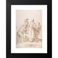 thumbnail image 2 of Giovanni Battista Tiepolo 14x18 Black Modern Framed Museum Art Print Titled - The Meeting of Anthony and Cleopatra (1696-1770), 2 of 5