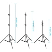 Neewer Metal Light Stand - 3-6.6ft Adjustable, 17.6lb Load for Softboxes/Reflectors/Umbrellas