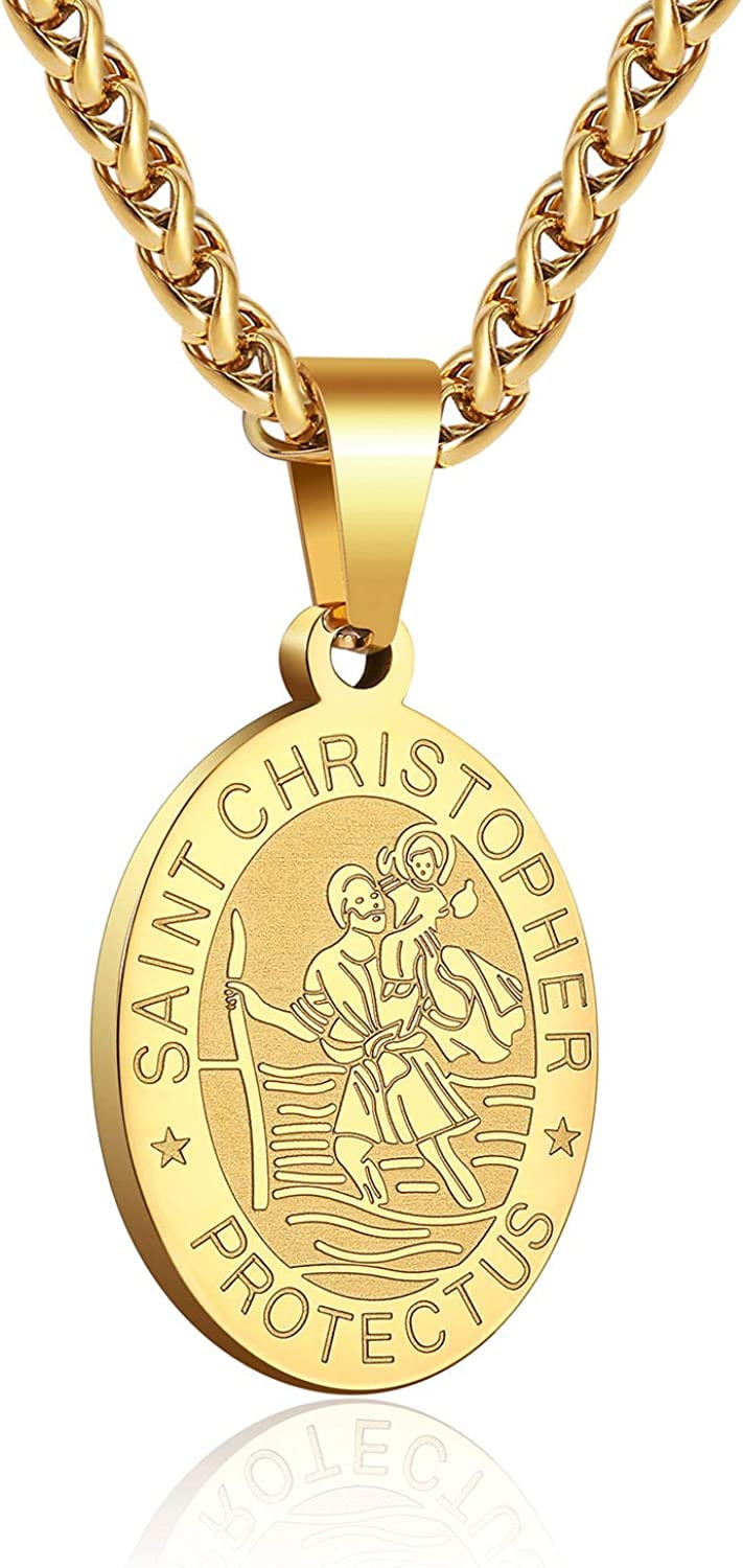 Traveler St. Christopher Necklace | Gold Filled Jewelry | Truly Blessed  Jewels – TBJ