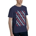 thumbnail image 2 of Bingfone Patriotic Star Men'S Loose Fit Short-Sleeve Pocket T-Shirt, 2 of 7